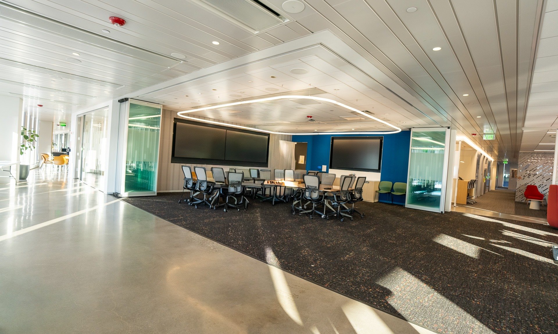 Boston Office Modernfold Acousti-Clear Installation